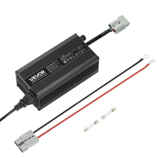 Cargador de batería de litio VEVOR de 12 V y 20 A, 14,6 V CA/CC, LiFePO4, cargador inteligente para autocaravanas