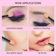 Heldig 50 Pack Eyeshadow Applicators,Eyeshadow Brush Sponge Applicator Disposable Eyeshadow Brush Eyeshadow Sponge Brush Eye Makeup Applicators