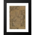 thumbnail image 2 of Alessandro Allori 11x14 Black Modern Framed Museum Art Print Titled - Christ and Mary Magdalene (ca.&nbsp;1595-98), 2 of 5