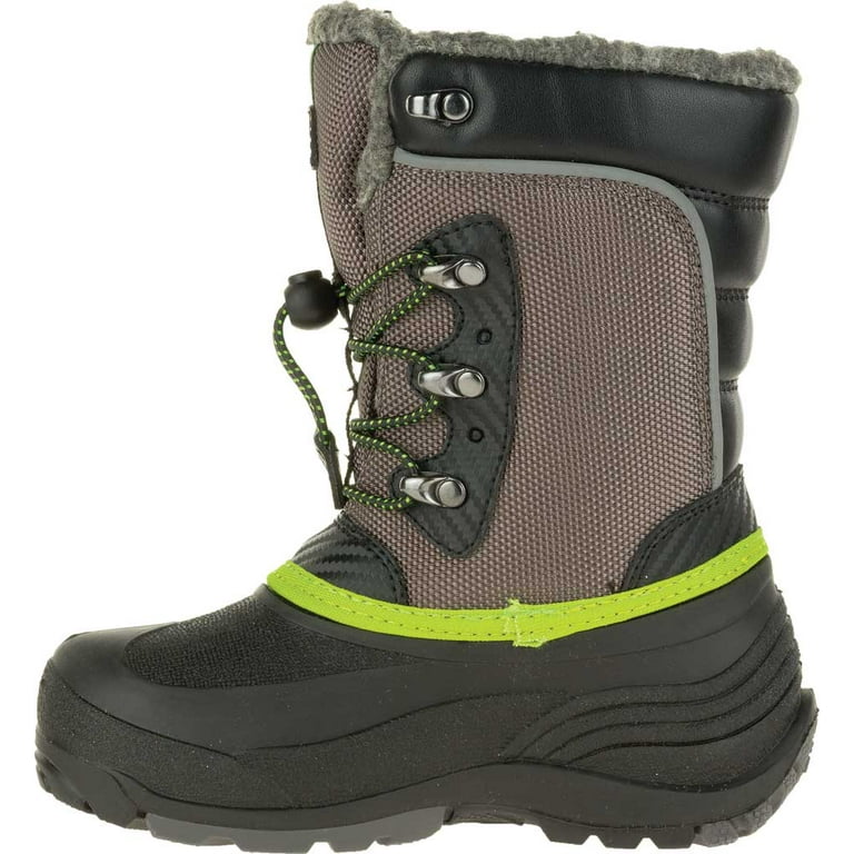 Boys' Kamik Luke Waterproof Boot - Little Kid Charcoal 1200 Denier