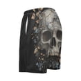 thumbnail image 5 of Men's Pajama Bottoms Athletic Shorts For Men Casual Cotton Helloween Skull, 5 of 7