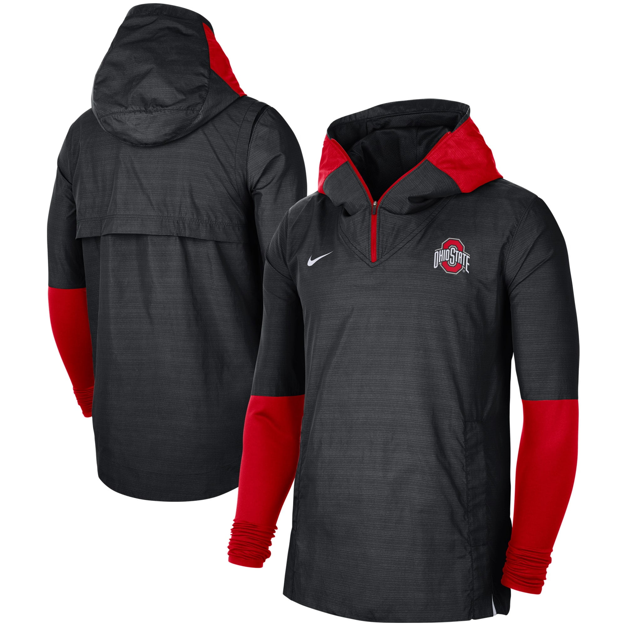 ohio state quarter zip pullover