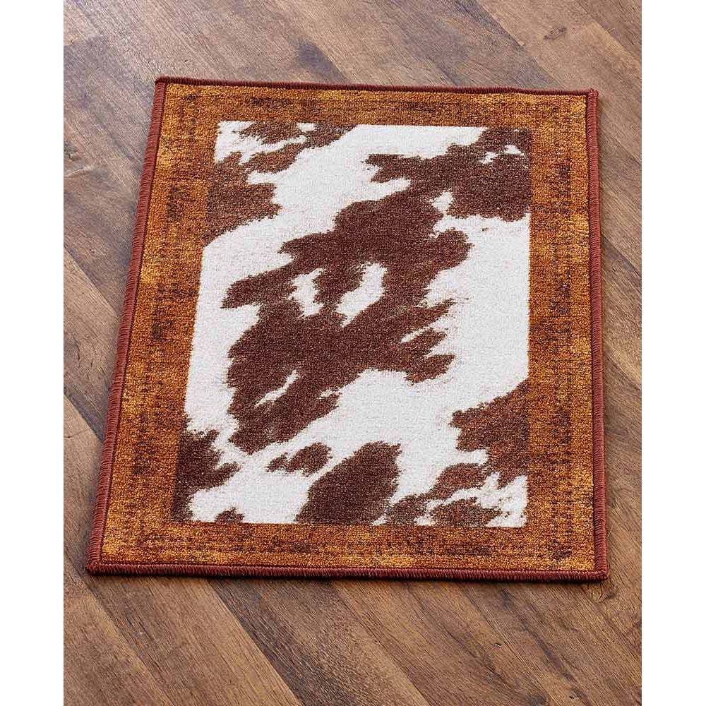 CowhideLook Rug Collection (Brown Accent Rug)