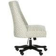 thumbnail image 7 of SAFAVIEH Scarlet Upholstered Cushioned Desk Chair with Caster, Grey, 7 of 7