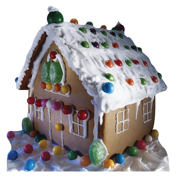 Christmas Gingerbread House Holiday Standup Standee Cardboard Cutout