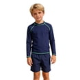 thumbnail image 7 of hotojiny Unisex Athletic T-Shirt Long Sleeve Shirt for Little Boys Girls Crew Neck Sun Protection Tops for Fishing Hiking 5-14 Y, 7 of 7