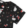 thumbnail image 4 of Camisón Zando Christmas de algodón para mujer, color negro, talla M, 4 of 7