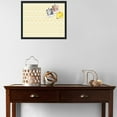 thumbnail image 3 of PinPix 22x18 Custom Cork Bulletin Board Ikat Vintage Gold Poster Board Has a Fabric Style Canvas Finish, Framed in Ikat Vintage Gold, by ArtToFrames (PinPix-1598), 3 of 5