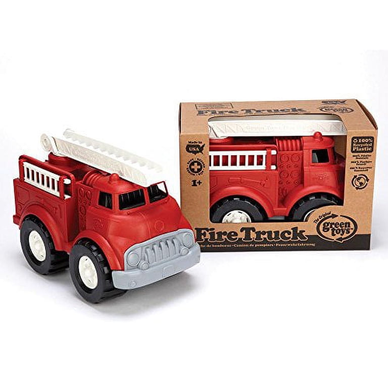 Green Toys Fire Truck - BPA Free, Phthalates Free Imaginative Play