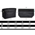 thumbnail image 2 of Vercord Purse Organizer Insert Bag Tote Handbags Pocketbook Inserts Organizers Zipper 11 Pockets Black Medium, 2 of 5