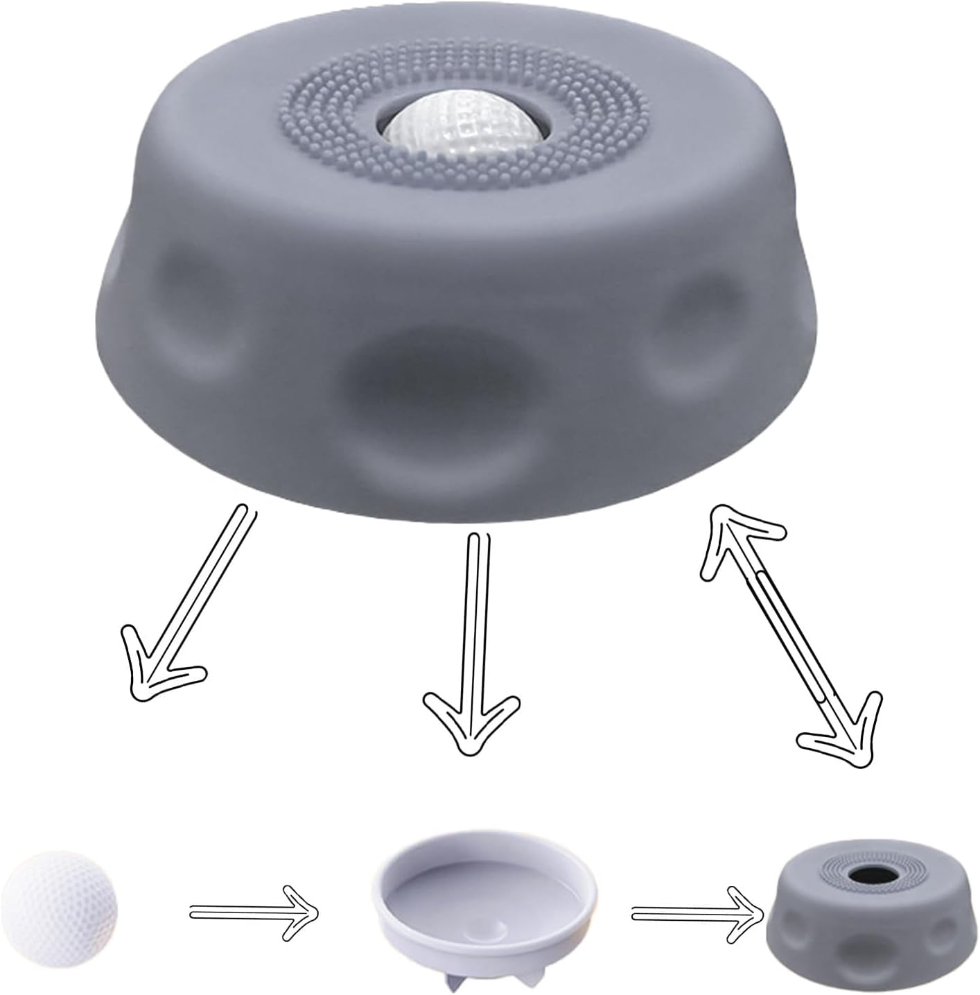 HZMSYQ Dog Lick Bowl with Ball,Dog Licking Bowl with Rolling Ball, Interactive Lick Bowl Anti-Slip Slow Feeder for Wet Food, Anti-Slip Bone Broth Dog Lick Bowl, Bone Broth Yogurt for Dogs and Cats