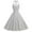 White, variant on TSADFHJI Black Skirt Women Midi Womens Sleeveless V Neck Plaid Dot Printed Vintage Fit Dress Patchwork Party Zipper Swing Dresses Xl White