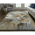 thumbnail image 2 of Feizy Dafney Transitional Floral & Botanical, Tan/Gray/Green, 10' x 14' Area Rug Sheen Fade Resistant Easy Care Casual Watercolor Floor Rug for Living room Bedroom, 2 of 8