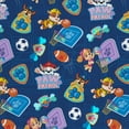 thumbnail image 2 of Paw Patrol 18" x 21" Cotton Sporty Pups Precut Sewing & Craft Fabric, Blue, 2 of 6