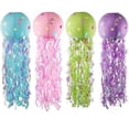 thumbnail image 1 of Kit de linternas de papel de medusas colgantes de sirena para decoraciones de cumpleaños de niñas, habitación de bebé, fiesta, 1 of 4