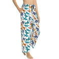 thumbnail image 2 of Xecao Block Dinosaur Women's Straight Lounge Pajama Pants: The Epitome of Relaxed Sleepwear, 2 of 9