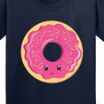 thumbnail image 4 of Inktastic Hot Pink Donut Youth T-Shirt, 4 of 5