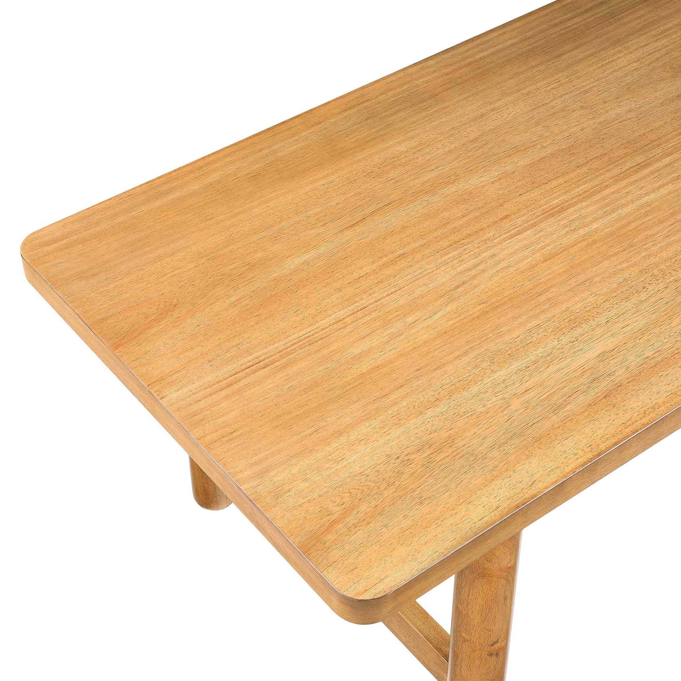 Better Homes & Gardens Adlin 70 in Rectangle Dining Table, Light Honey