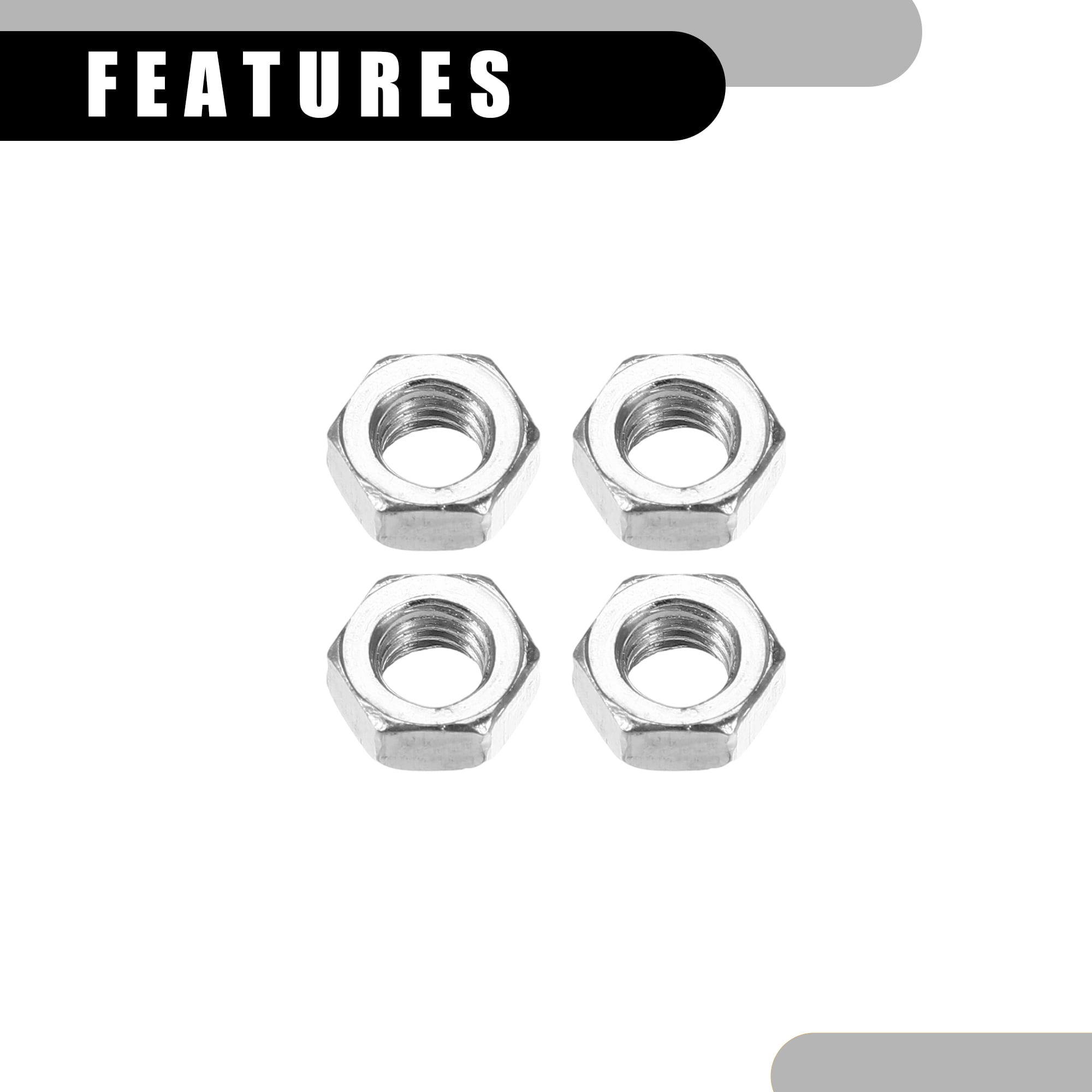Unique Bargains 4x 3.46"x1.26" Rectangle Motorcycle Safety Reflector Red Orange