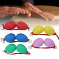 thumbnail image 3 of JUNWELL5Pcs Maracas Eggs ABS Iron Sand Nylon Rope National Characteristics Professional Percussion, 3 of 5