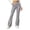Gray, variant on ZyeKqe Flared Legging for Women Elastic Waist Base Layer Stretch Casual Soft Comfy Loungewear Bootcut Trousers