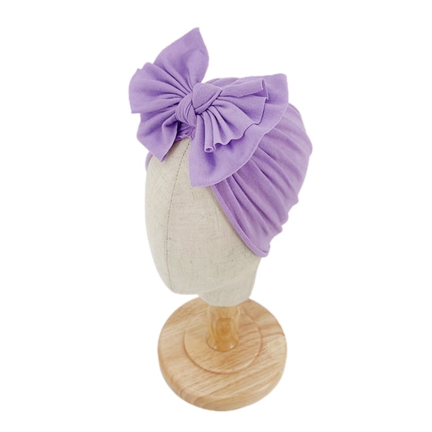 Txlixc Gorra de capucha para bebés, bufanda de arco retro para niños pequeños, gorra elástica para niñas y niños recién nacidos Txlixc moda