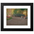 thumbnail image 2 of Gustave De Smet 14x12 Black Modern Framed Museum Art Print Titled - Vondelpark (1915), 2 of 5