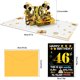 thumbnail image 3 of Tarjeta de cumpleaños Joycard 46th 3D Pop Up Retro Theme 1980 para mujeres y hombres, 3 of 7