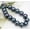 Black, variant on K-KED Fashion 8/10/12mm Multi-Color South Sea Shell Pearl Round Beads Bracelets 7.5''-Light Pink-12mm
