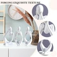 thumbnail image 5 of 3pcs Modern Abstract Thinker Art Statue Resin Sculpture Ornament Decor Supplies (White), 5 of 9