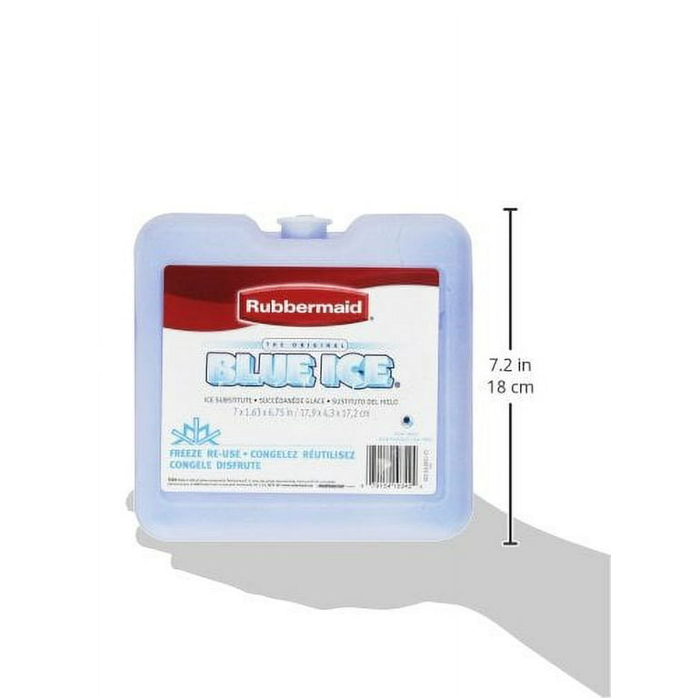 Rubbermaid Reusable Blue Ice Weekender Pack, Odorless, Colder Than
