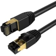 thumbnail image 2 of Cat8 2-Pack of 3FT Network Ethernet Patch Cable, 2000Mhz Internet Wire, For Router, Modem, PC, Laptop, TVs, Printer Cord, Consoles for Home and Office, Black, Cables Direct Online, 2 of 3