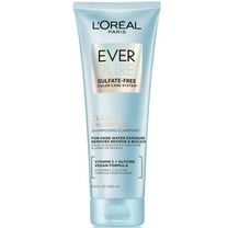 Pack of 2 - Loreal Paris Clarify Sulfate Free Shampoo With Antioxidants, Clarifying Shampoo For Hard Water Exposure And Styling Build-Up, Everpure, 6.8 Fl Oz Packaging May Vary