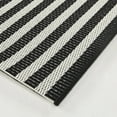 thumbnail image 4 of Balta Pessoa Modern Striped Indoor/Outdoor Area Rug 7'10" x 10' - Charcoal, 4 of 10