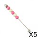 thumbnail image 1 of 5xBusy Board Accesorios Habilidades Motoras Finas Juguete Para Niños Educación Temprana Rosa, 1 of 8