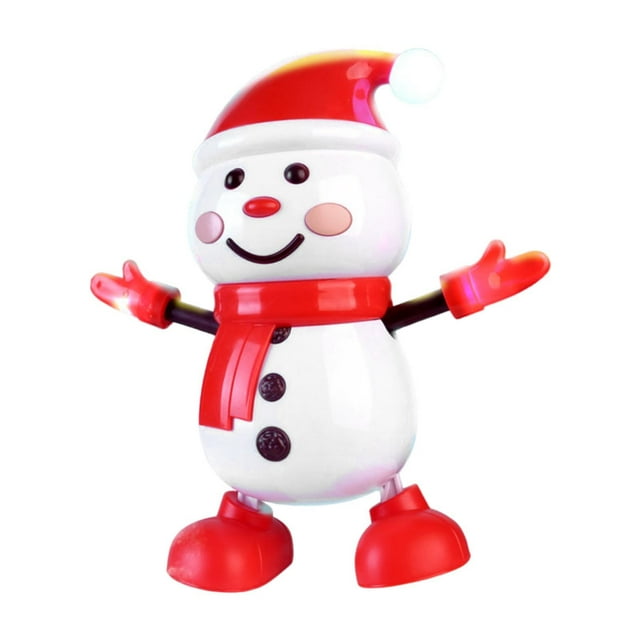 Juguetes musicales animados navideños que cantan y bailan para la decoración de la oficina, el dormitorio y la fiesta de Navidad Muñeco de nieve