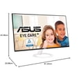 thumbnail image 2 of Monitor Gaming ASUS 27" IPS Blanco sin Marcos 100Hz sincronización adaptativa MPRT para Cuidado de O, 2 of 14