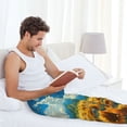 thumbnail image 5 of Honiee Field Bicycle Young Sunflower for men - a sleek fusion of Straight Pajama Pants, versatile Lounge Pants, and cozy Sleepwear, all rolled into one-Medium, 5 of 6