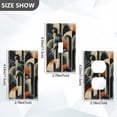 thumbnail image 7 of Yayeee Blank Wall Plate Cover 1-Gang 4.5"x2.7" Home Unused Decorative Outlet, Art Leaves Pattern, 7 of 7
