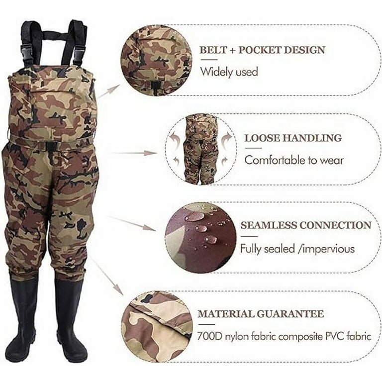 LUVCMFT Chest Waders with Boots, Waterproof Hunting Chest LUVCMFT Chest Waders with Boots, Waterproof Hunting Chest