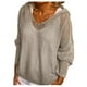 thumbnail image 1 of Jersey GORGLITTER para mujer, hueco, de ganchillo, color gris, talla M, 1 of 3