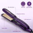 thumbnail image 4 of DSHOW - Crimpadora de pelo para cabello con placas de cerámica de titanio, herramientas de peinado para mujeres y niñas (morado), 4 of 5