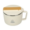 thumbnail image 2 of 1200ml Noodle Bowl with Chopsticks and Spork 1200ml Ramen Cooker Bowl with Lid for Office, 2 of 21