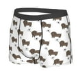 thumbnail image 2 of Daiia Dachshund Dog Men's Underwear Boxer Briefs, Cotton Stretch Moisture-Wicking Underwear-Large, 2 of 9