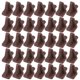 thumbnail image 1 of HONMEET 50Ud Soportes Plásticos Invisibles Para Estantes De Gabinetes Color Marrón Con Alta Capacidad, 1 of 6