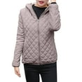 thumbnail image 6 of HAiming Quilted Jackets for Women Fleece Lined Long Sleeve Padded Coats Winter Casual Loose Warm Outwear with Pockets, 6 of 6