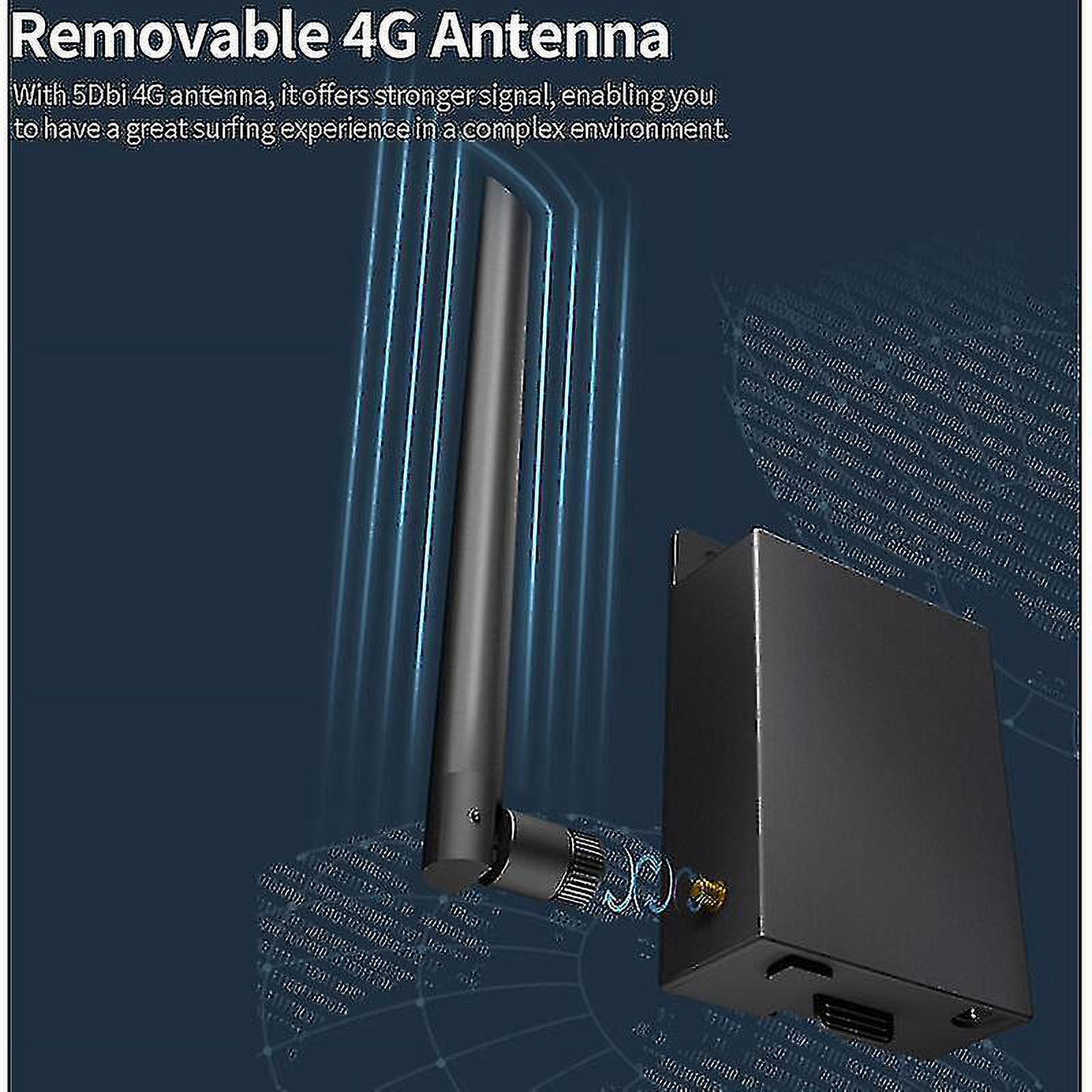 Waterproof Outdoor 4g Router With Sim Card Slot 5dbi Antenna Wall Router For Ipc Max 15 Devices High Security Eu Version Eu Version Black-ZZY