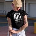 thumbnail image 2 of Best Big Brother Ever - Sibling Appreciation, Navy Blue T-Shirt, Medium, 2 of 5