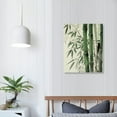 thumbnail image 3 of JEUXUS  Bamboo Canvas Wall Art for Home Decor Bamboo Paintings for Wall Bamboo Wall Picture Chinese Painting of Bamboo Forest Nature Picture Print on Canvas for Home Decor, Ready to Hang, 3 of 4