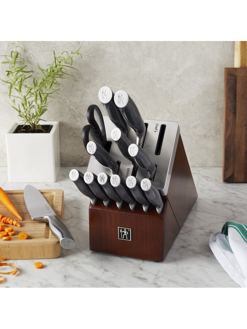 HENCKELS, Self-Sharpening Knife Block Set, 14-pc, Graphite